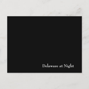 Cartão Postal Delaware à noite