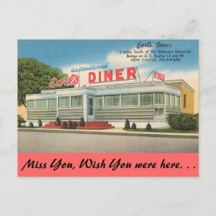 Cartão Postal Delaware, Diner do Earl