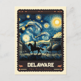 Cartão Postal Delaware | Inspirado em Vincent Van Gogh