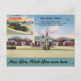 Cartão Postal Delaware, motel novo do castelo