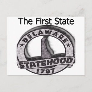 Cartão Postal Delaware O Primeiro Estado