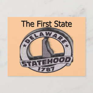 Cartão Postal Delaware O Primeiro Estado