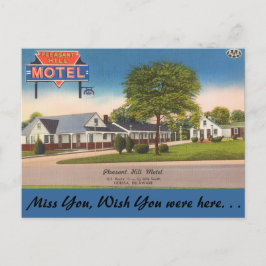 Cartão Postal Delaware, Pleasant Hill Motel