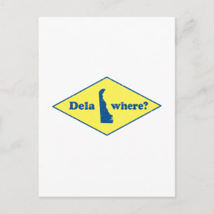 Cartão Postal Delawhere? Antigo Delaware