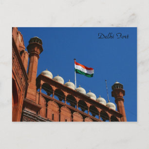 Cartão Postal delhi fort top