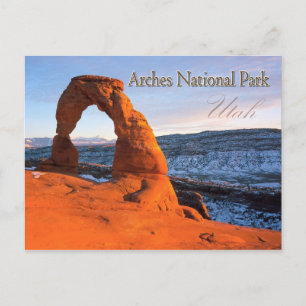 Cartão Postal Delicate Arch, Arches National Park, Utah