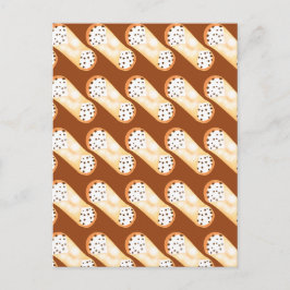 Cartão Postal Delicioso deserto de Cannoli