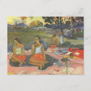 Cartão Postal Delicioso sonolência de Paul Gauguin, Vintage Art