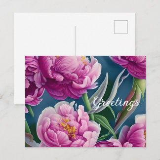 Cartão Postal Deliciosos Camponeses de Jardim
