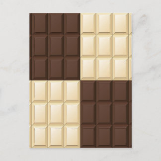 Cartão Postal Delito de Chocolate Quadrado