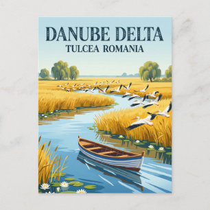 Cartão Postal Delta do Danúbio Romênia