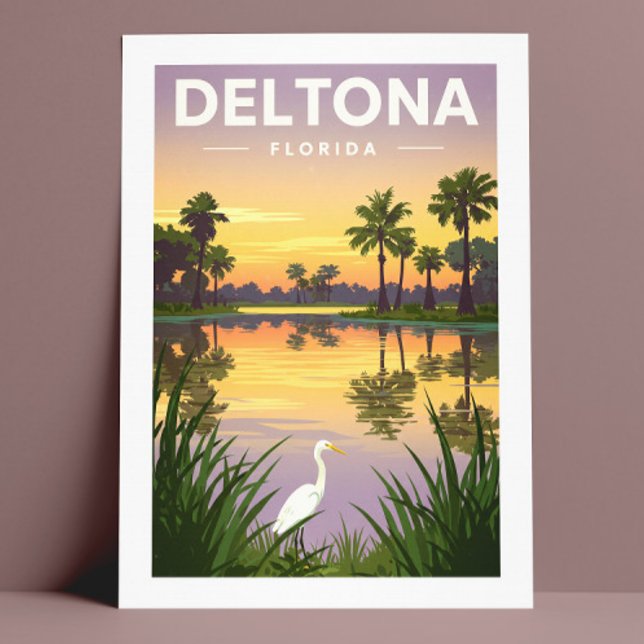 Cartão Postal Deltona Flórida Antiga (Criador carregado)