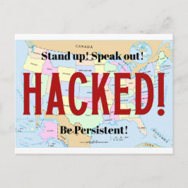 Cartão Postal Democracia Hackeada! | Ação| | Política
