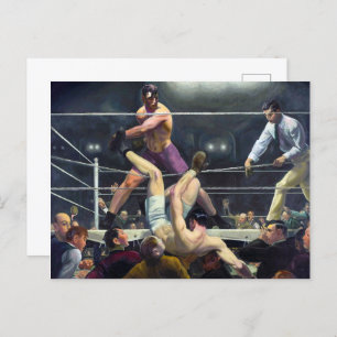 Cartão Postal Dempsey e Firpo George Bellows POSTER