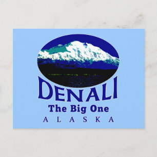 CARTÃO POSTAL DENALI ALASKA O GRANDE