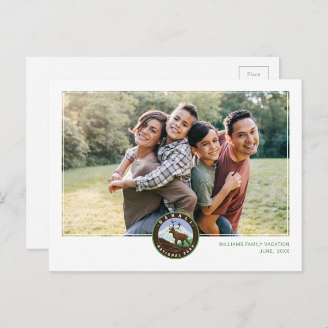 Cartão Postal Denali National Park (Frente/Verso)