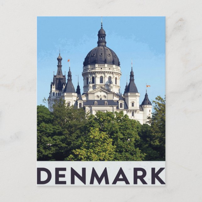Cartão Postal Denmark Castle (Frente)