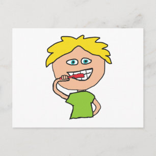 Cartão Postal Dentes De Esmagamento