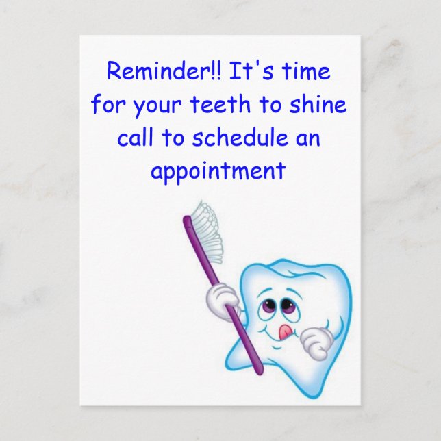 Cartão Postal Dentes felizes (Frente)