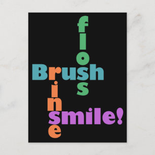 Cartão Postal Dentista Dental Hygienist
