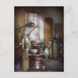 Cartão Postal Dentista - Escritório Dental por volta dos anos 40