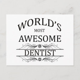 Cartão Postal Dentista mais incrível do mundo