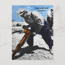 Cartão Postal Dentista Substituto