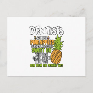 Cartão Postal Dentistas São Como Ananases.