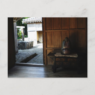 Cartão Postal Dentro e casa de Okinawan