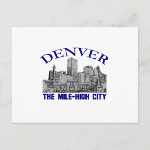 Cartão Postal Denver, A Cidade Alta Da Milha