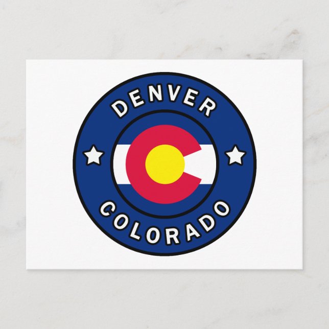 Cartão Postal Denver Colorado (Frente)