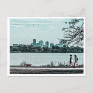 CARTÃO POSTAL DENVER COLORADO PINTURA DE ÓLEO