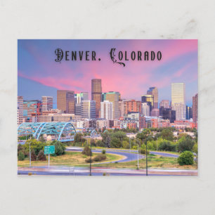 Cartão Postal Denver Colorado Postcard Viagem
