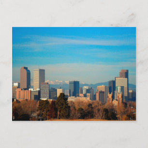 Cartão Postal Denver Colorado Skyline