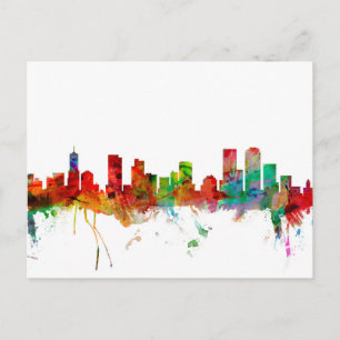 Cartão Postal Denver Colorado Skyline