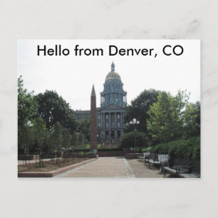 Cartão postal Denver do edifício Capital