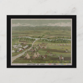 Cartão Postal Denver em 1859