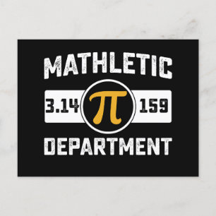 Cartão Postal Departamento de Matemática Pi Day Math Vintage