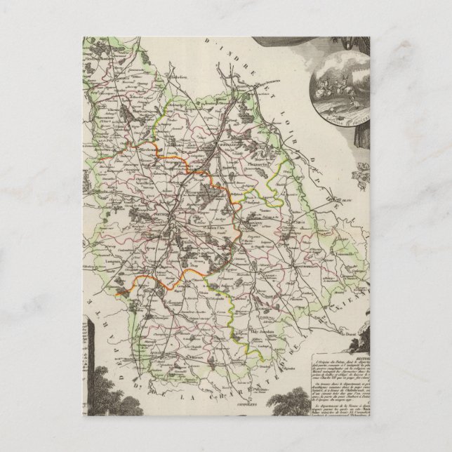 Cartão Postal Departamento De Viena (Frente)