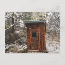 CARTÃO POSTAL DEPENDÊNCIA NA NEVE