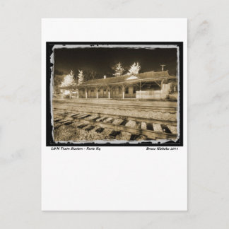 Cartão Postal Depósito de passageiros L&N