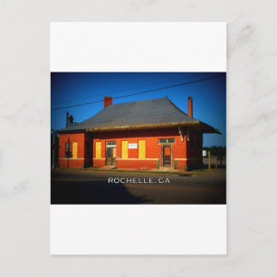 Cartão Postal DEPOT - Rochelle, Geórgia