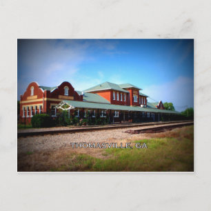 Cartão Postal DEPOT - Thomasville, Geórgia