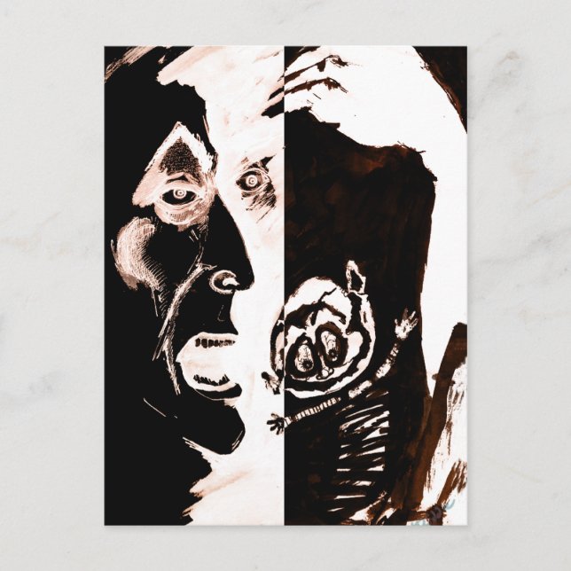 Cartão Postal Depressão Maníaca (Frente)