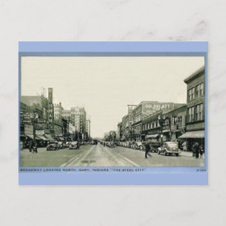 Cartão Postal Depression-era Gary, Indiana