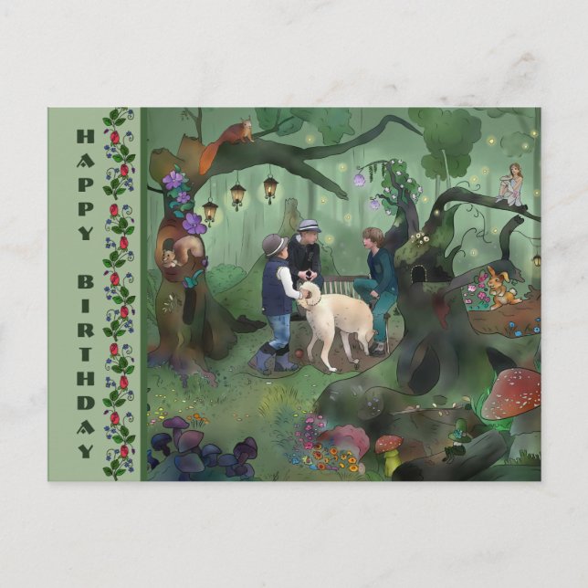 Cartão Postal Der geheime Ort (Frente)