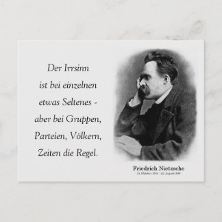 Cartão Postal Der Irrsinn ist bei einzelnen