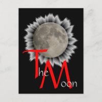 Der Mond, la lune, la luna, a lua Postkarte