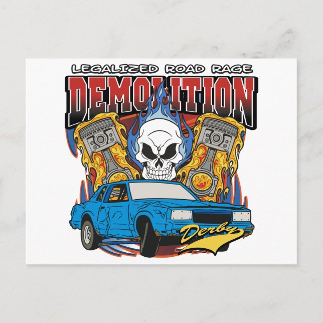 Cartão Postal Derby de Demolição (Frente)