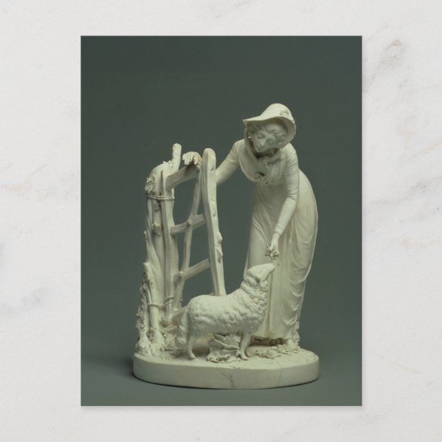 Cartão Postal Derby shepherdess, 1790 (Frente)